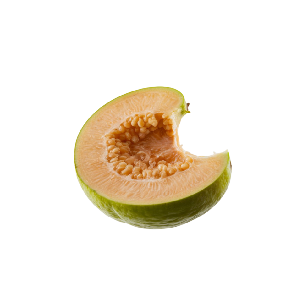 Guava slices captured in an image with a clear background png