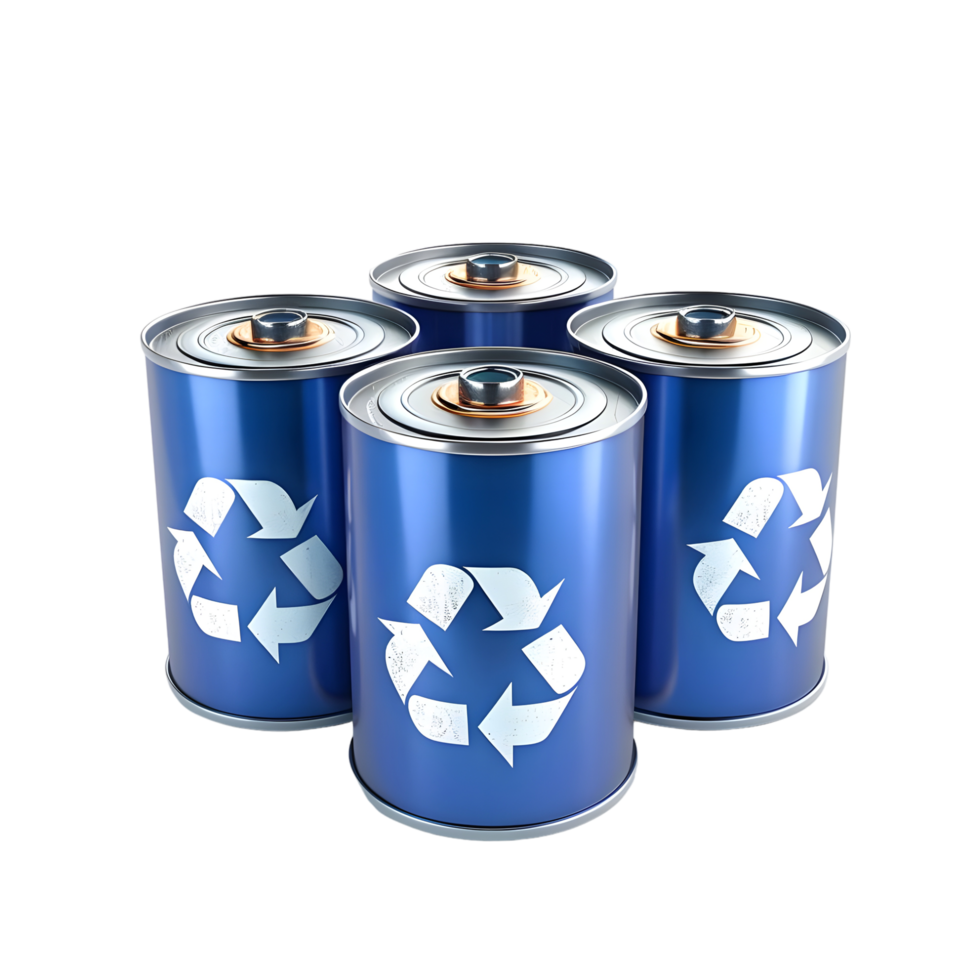 Recycling Bin isolated on transparent background png