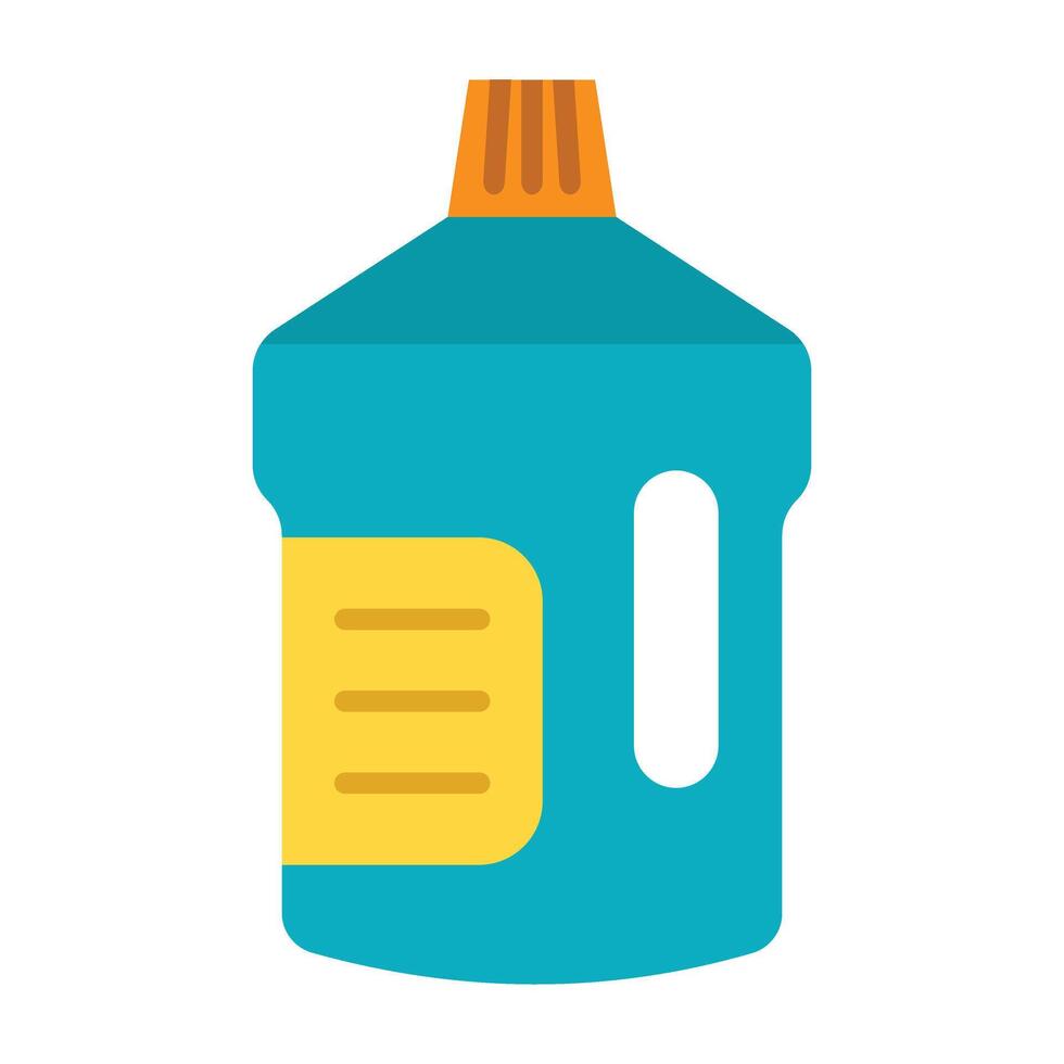 Cleaning Liquid Flat Icon Design vector