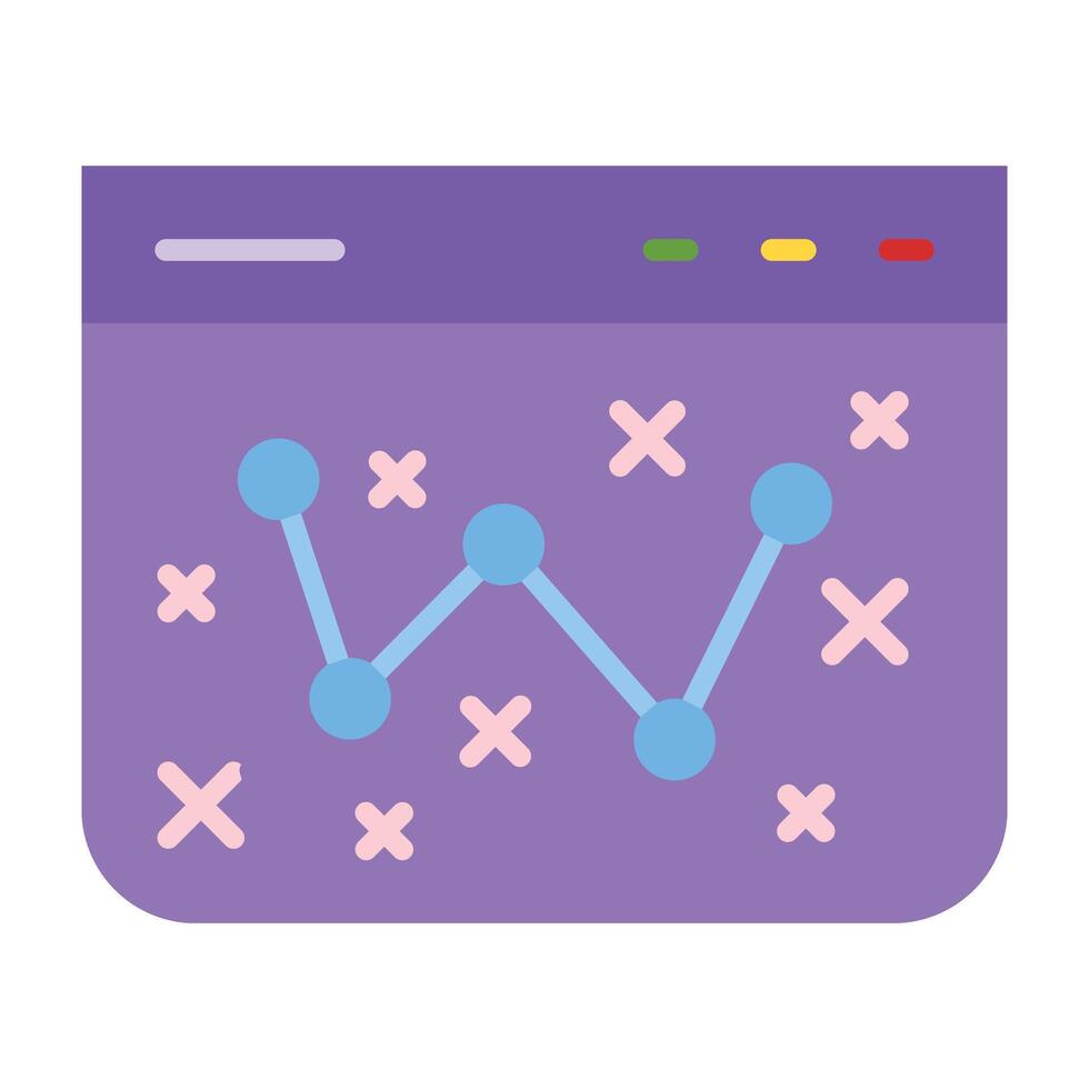 Marketing Strategy Flat Icon Design vector