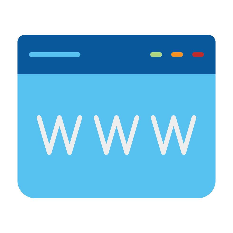 Website Line Icon Design vector