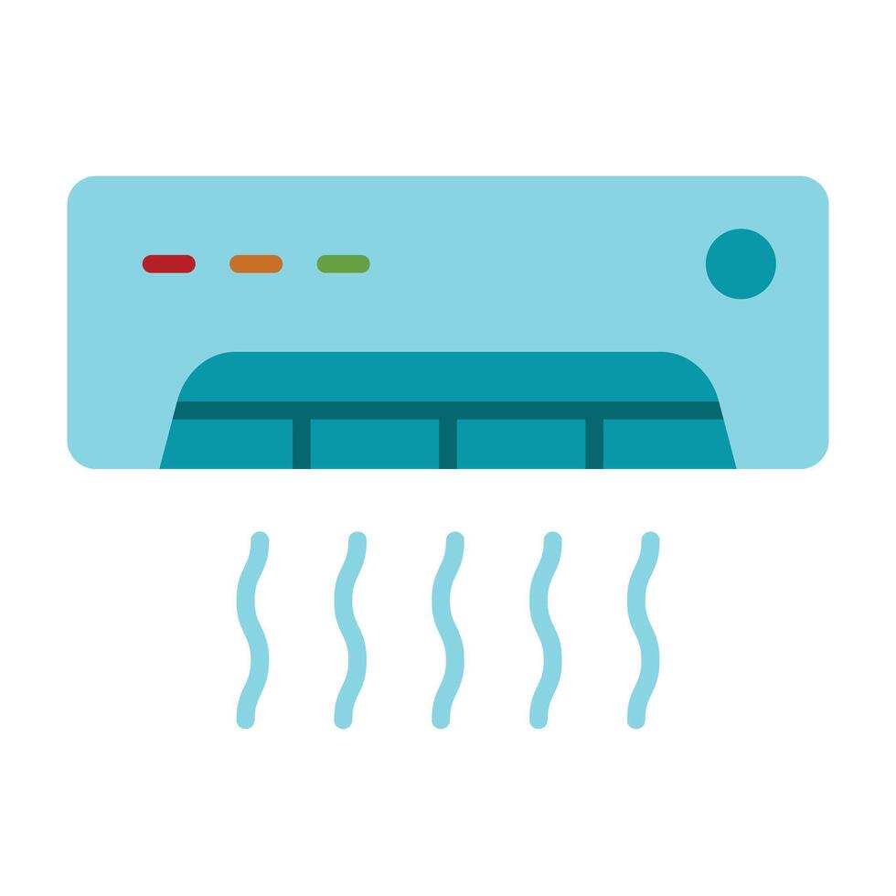 Air Conditioning Line Icon Design vector