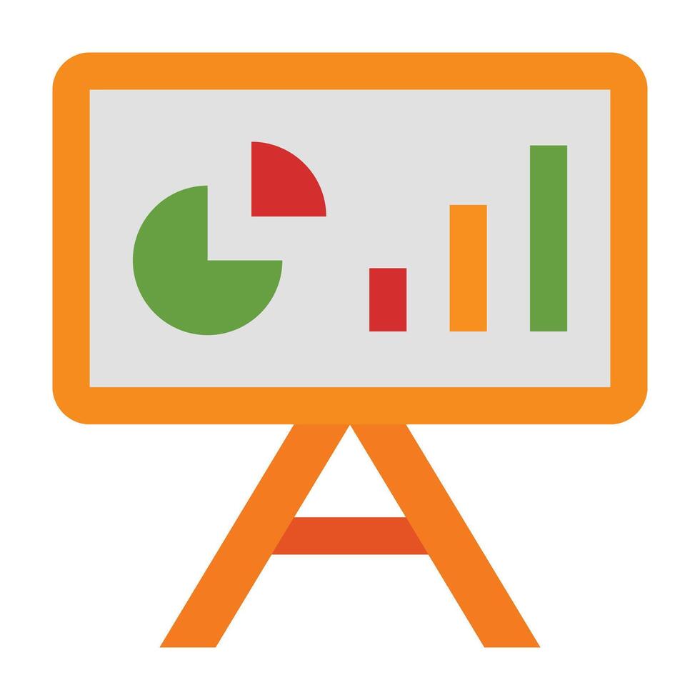 Business Class Flat Icon Design vector