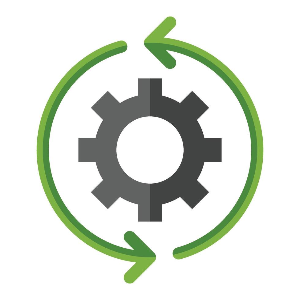 Process Line Icon Design vector