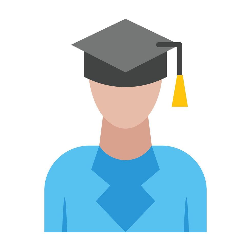 Student Flat Icon Design vector