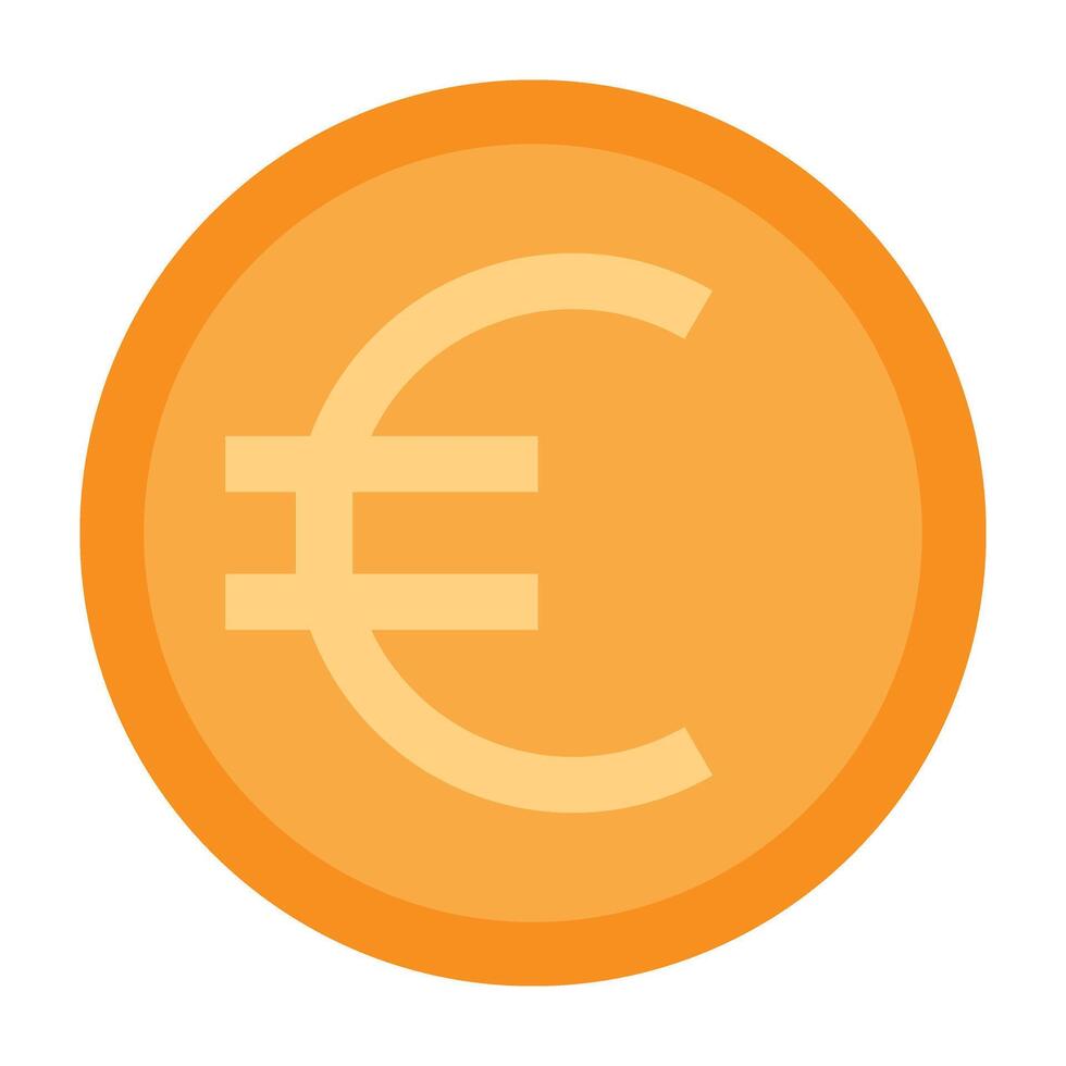 Euro Line Icon Design vector