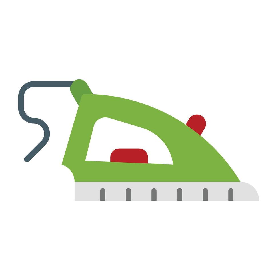 Iron Line Icon Design vector