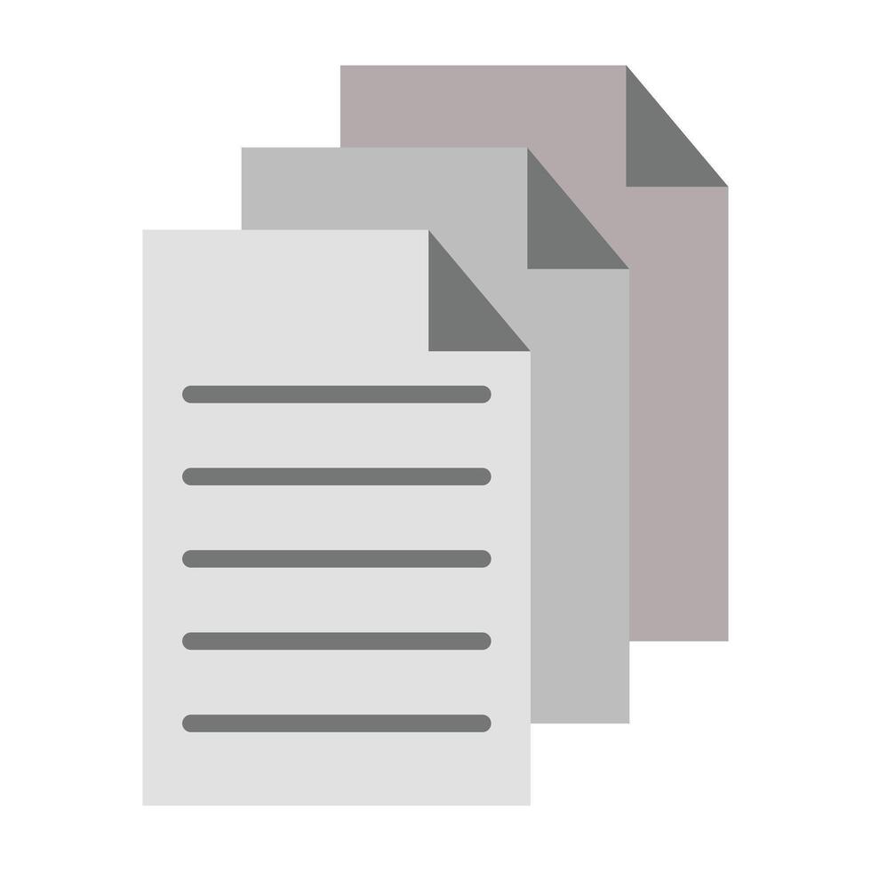 File Flat Icon Design vector