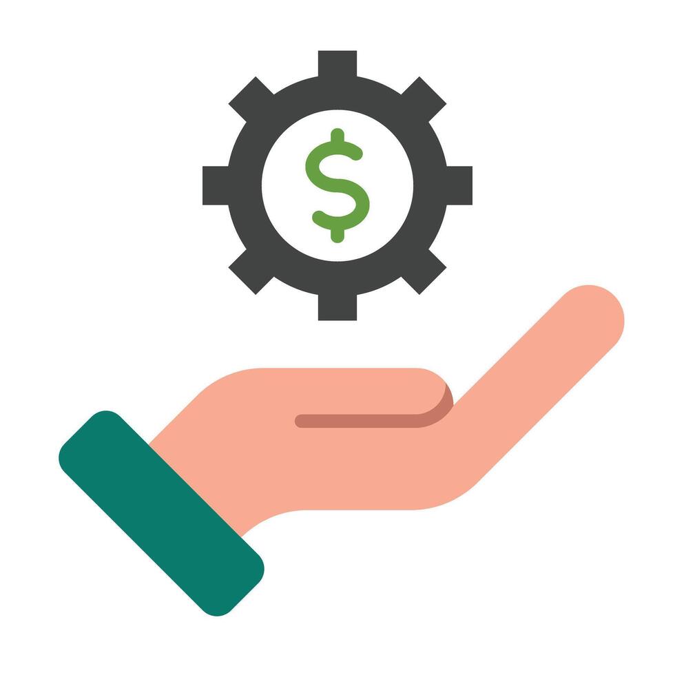 Cost Line Icon Design vector