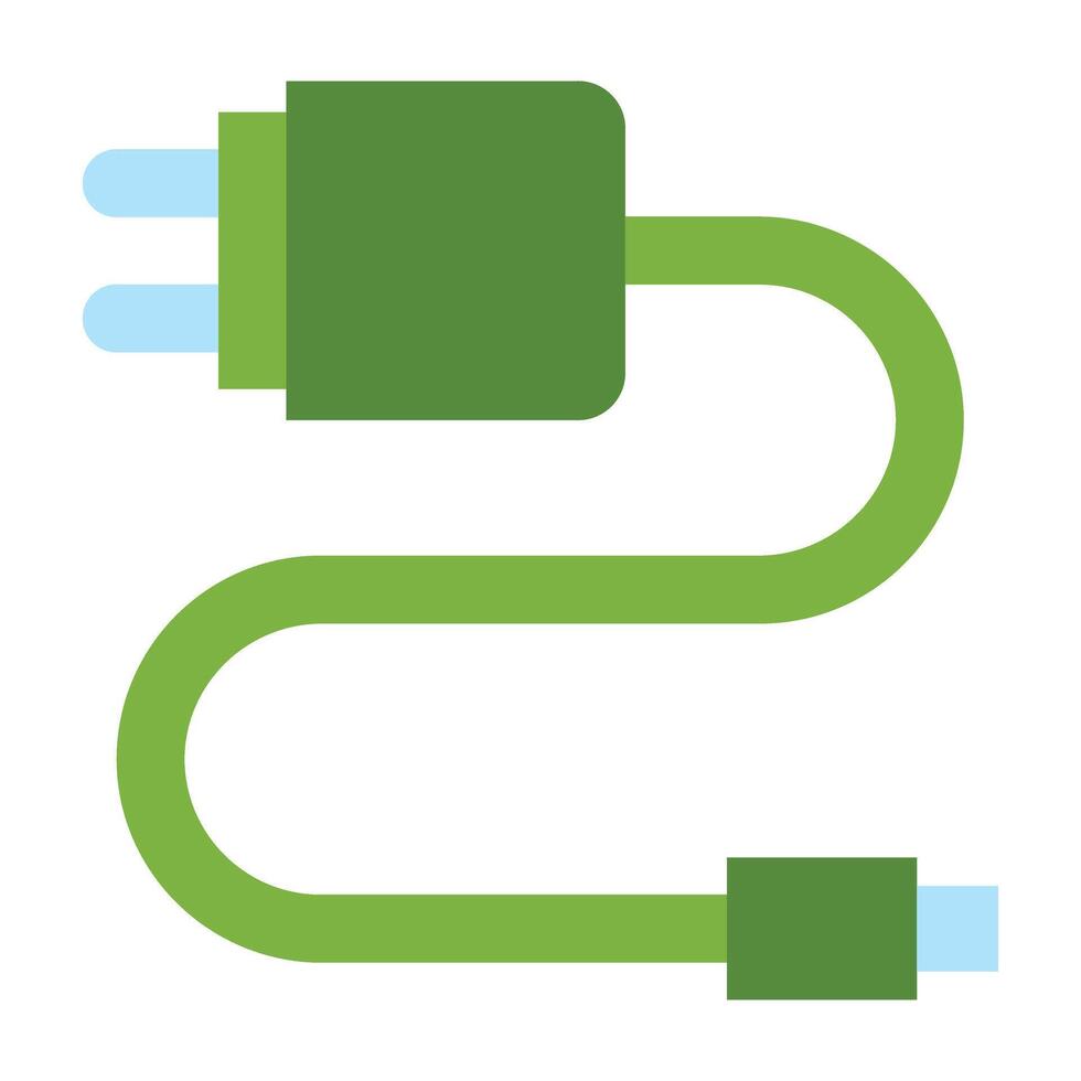 Charger Line Icon Design vector