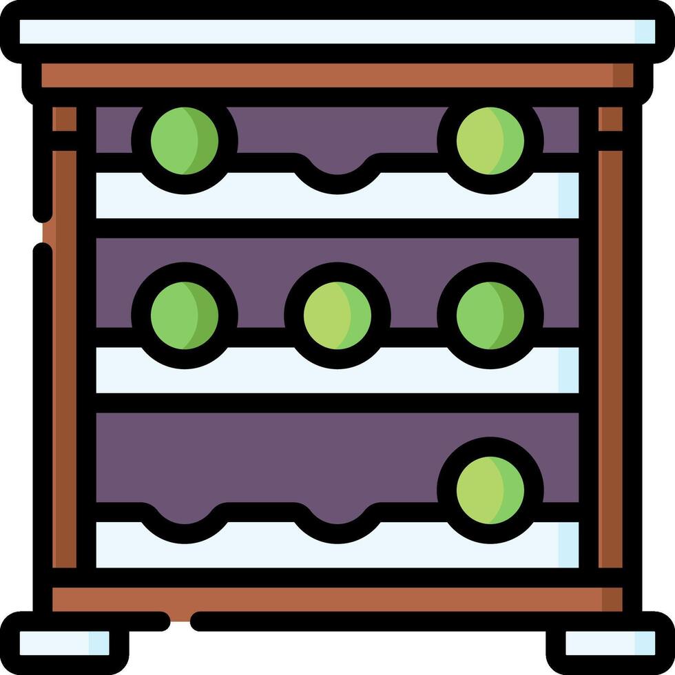 Wine rack icon vector