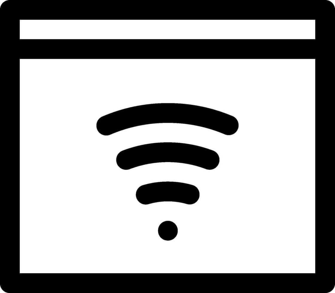 A wifi icon on a white background vector
