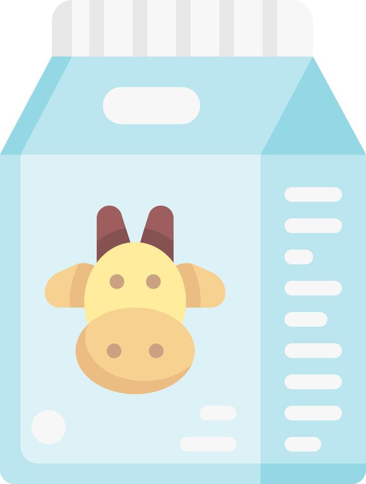 A milk bottle with a cow head inside vector