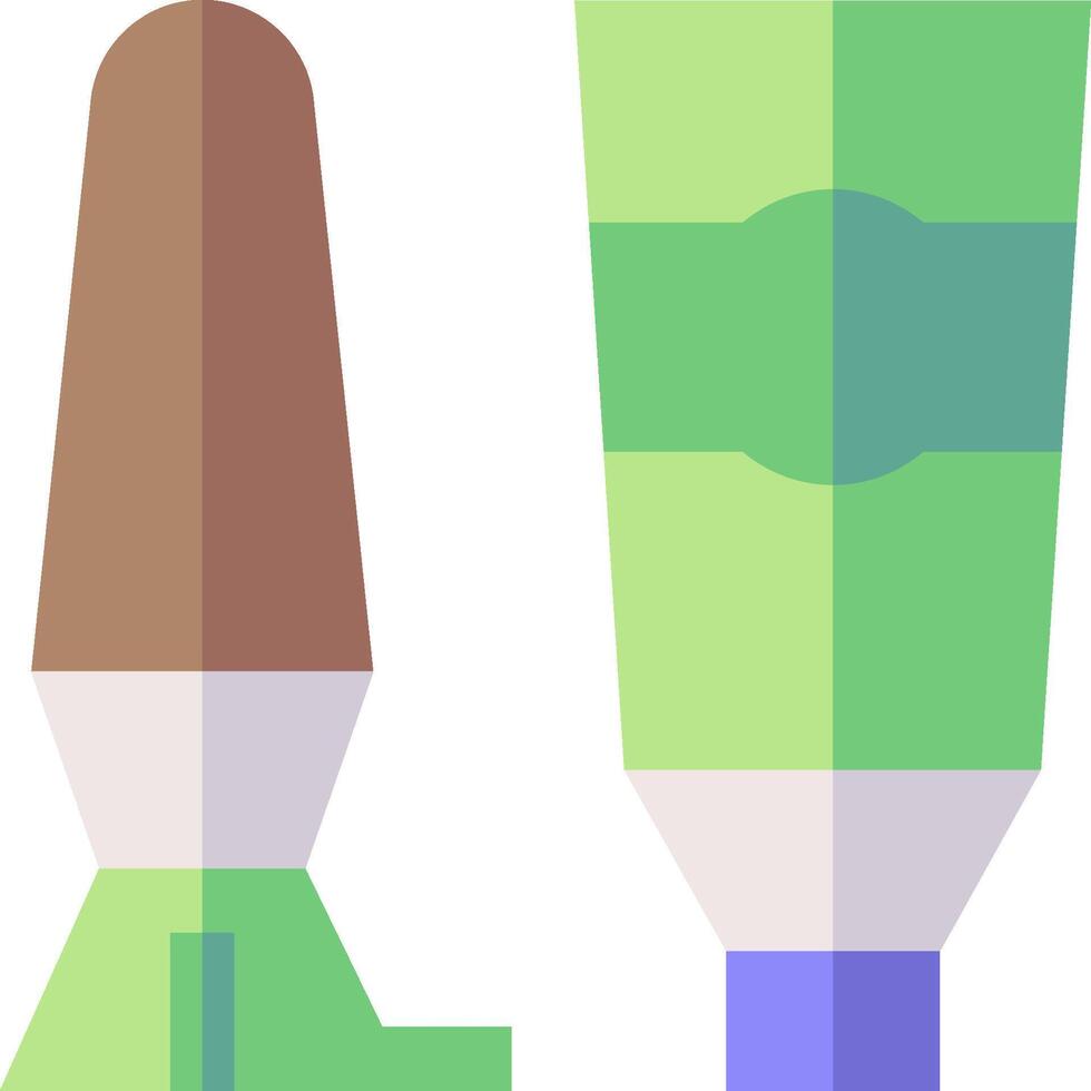 A tube of toothpaste and a tube of toothpaste vector