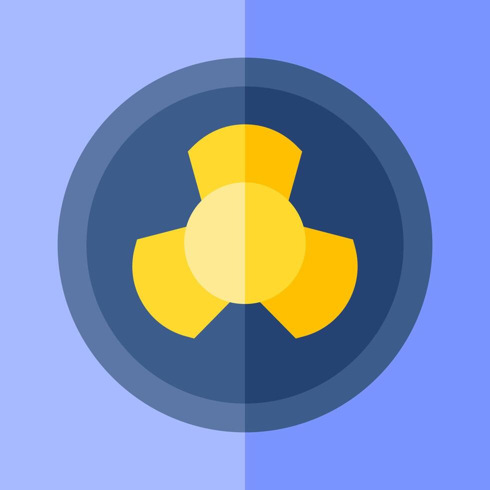 A yellow and blue icon with a yellow and blue symbol vector