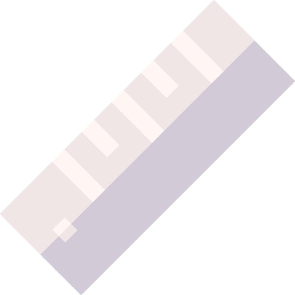 A ruler with a line on it vector