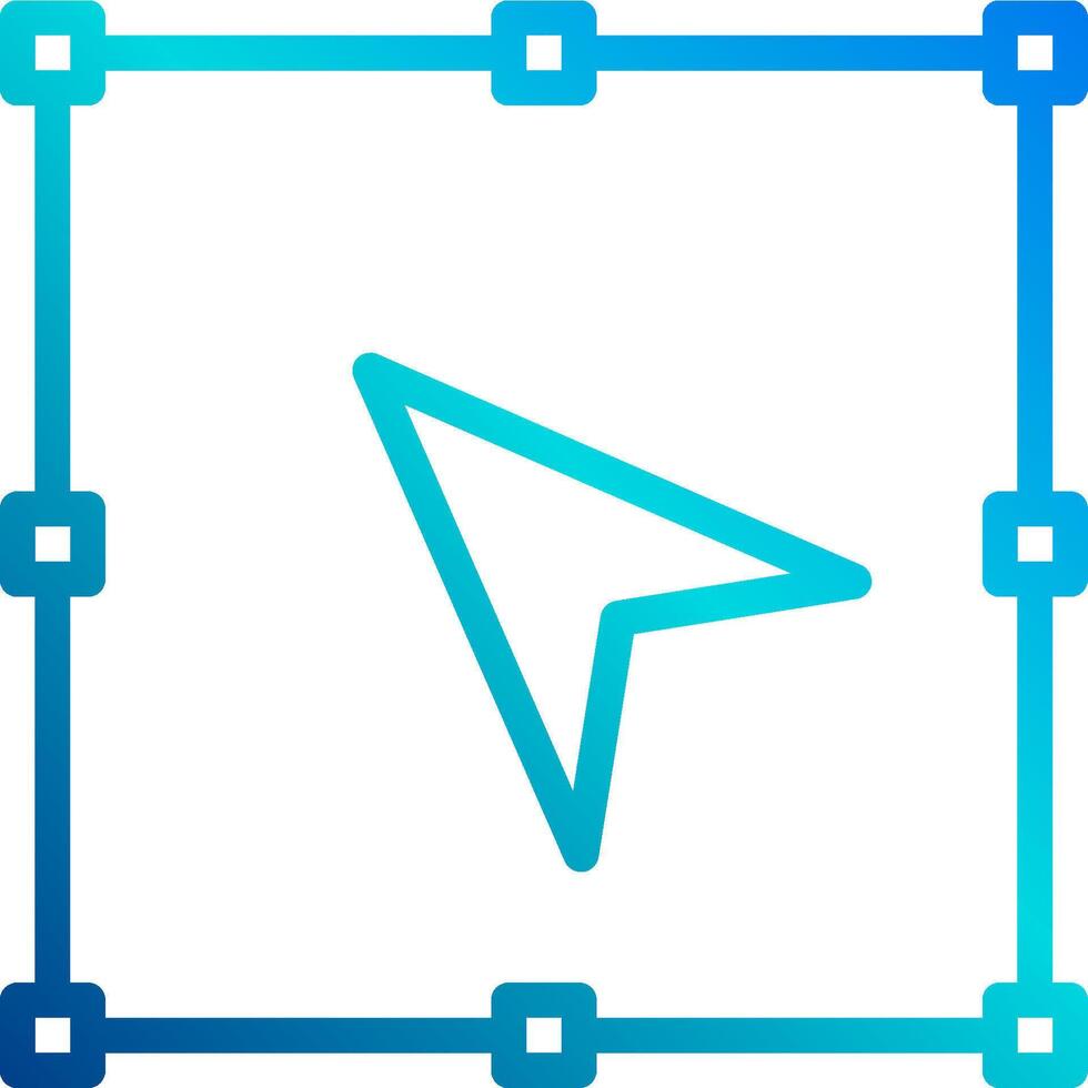 A blue arrow pointing to the left vector