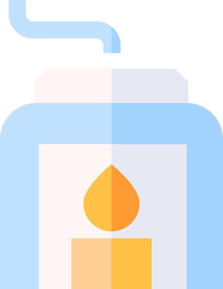 A can of soda with a yellow liquid inside vector