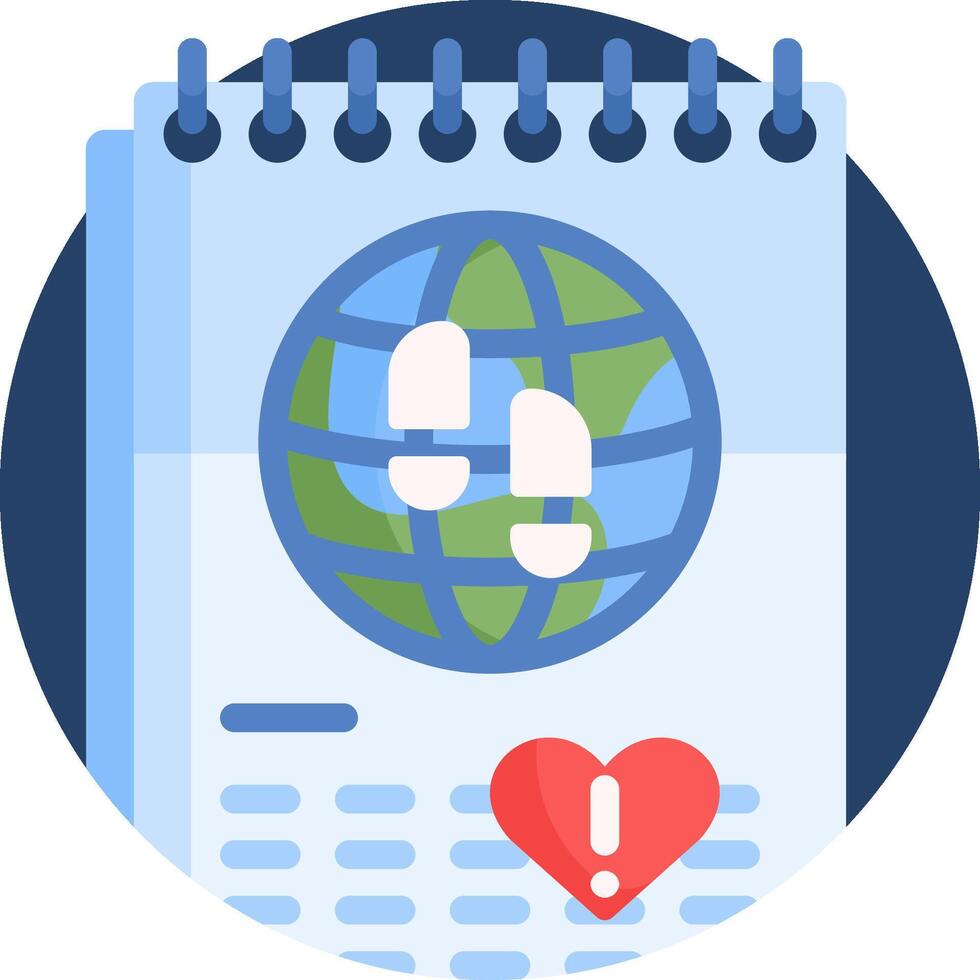 World health day icon vector