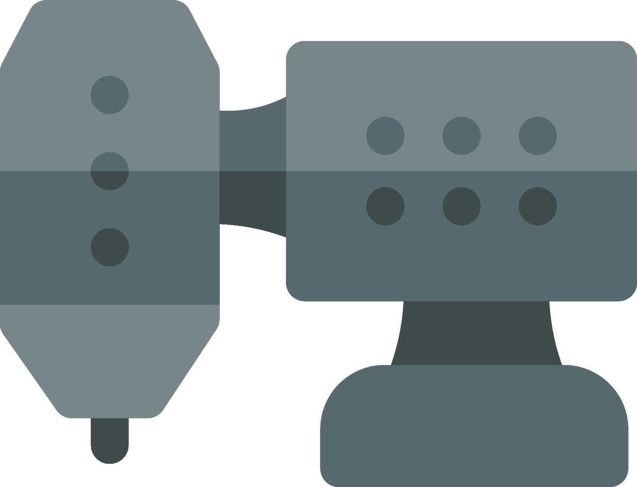 A drill icon on a white background vector