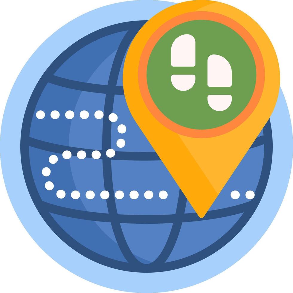 Map pin icon for location tracking vector