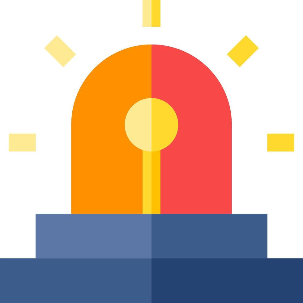 A yellow light is shining on a blue background vector