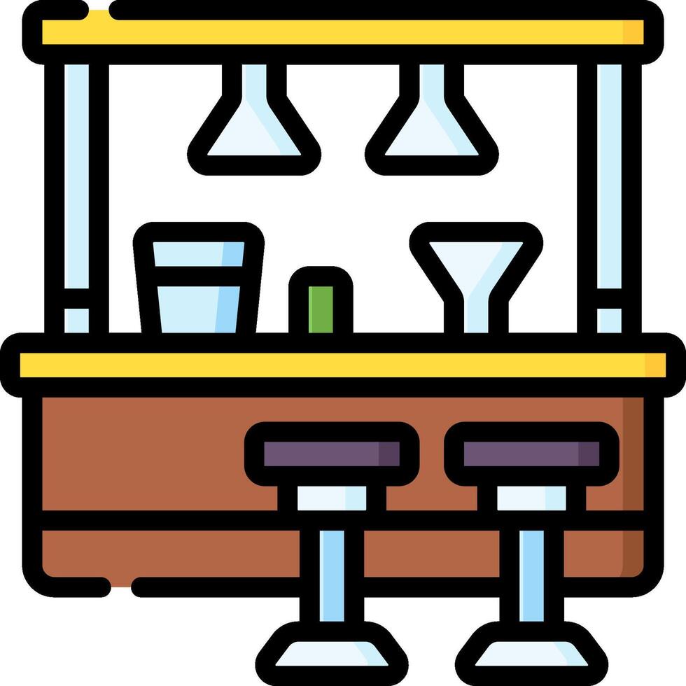 Bar illustration design vector