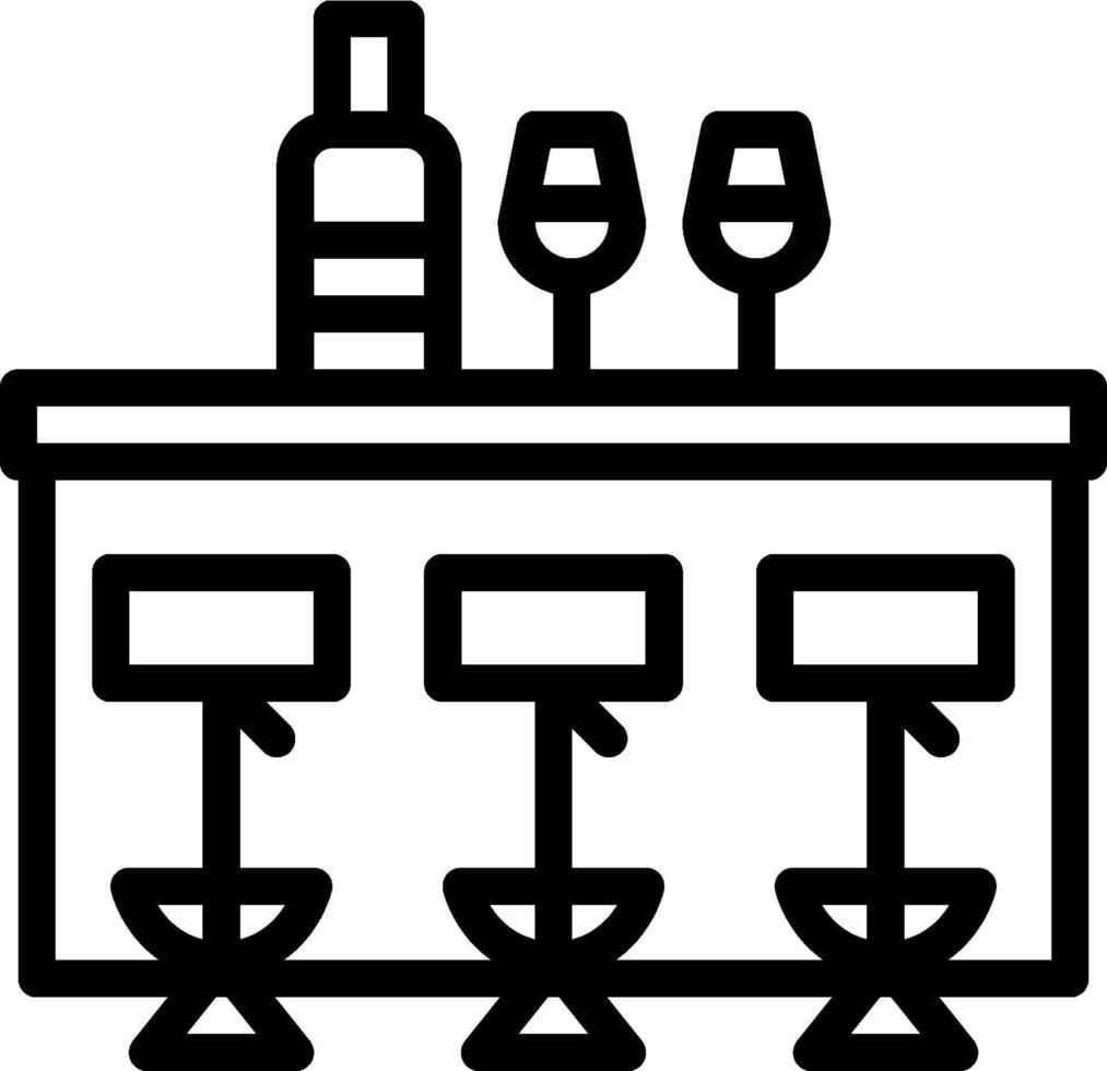 Bar illustration design vector