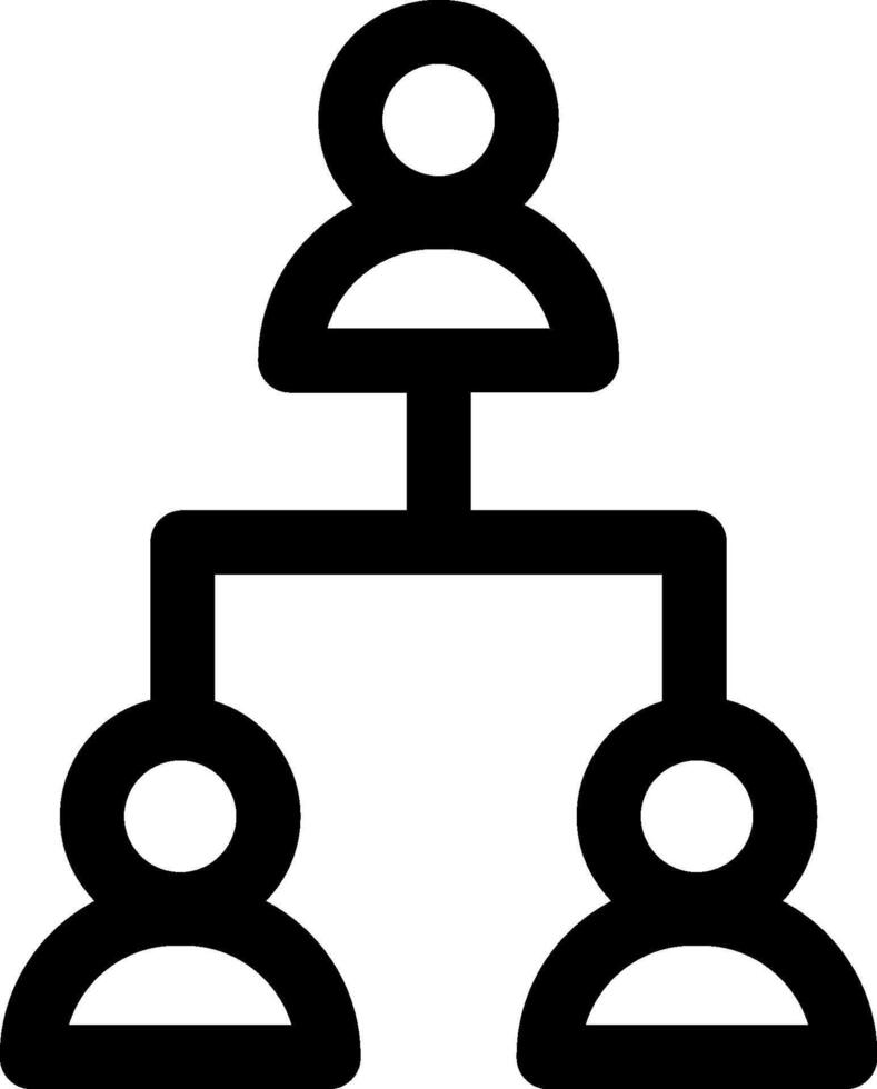 A group of people are connected to each other vector