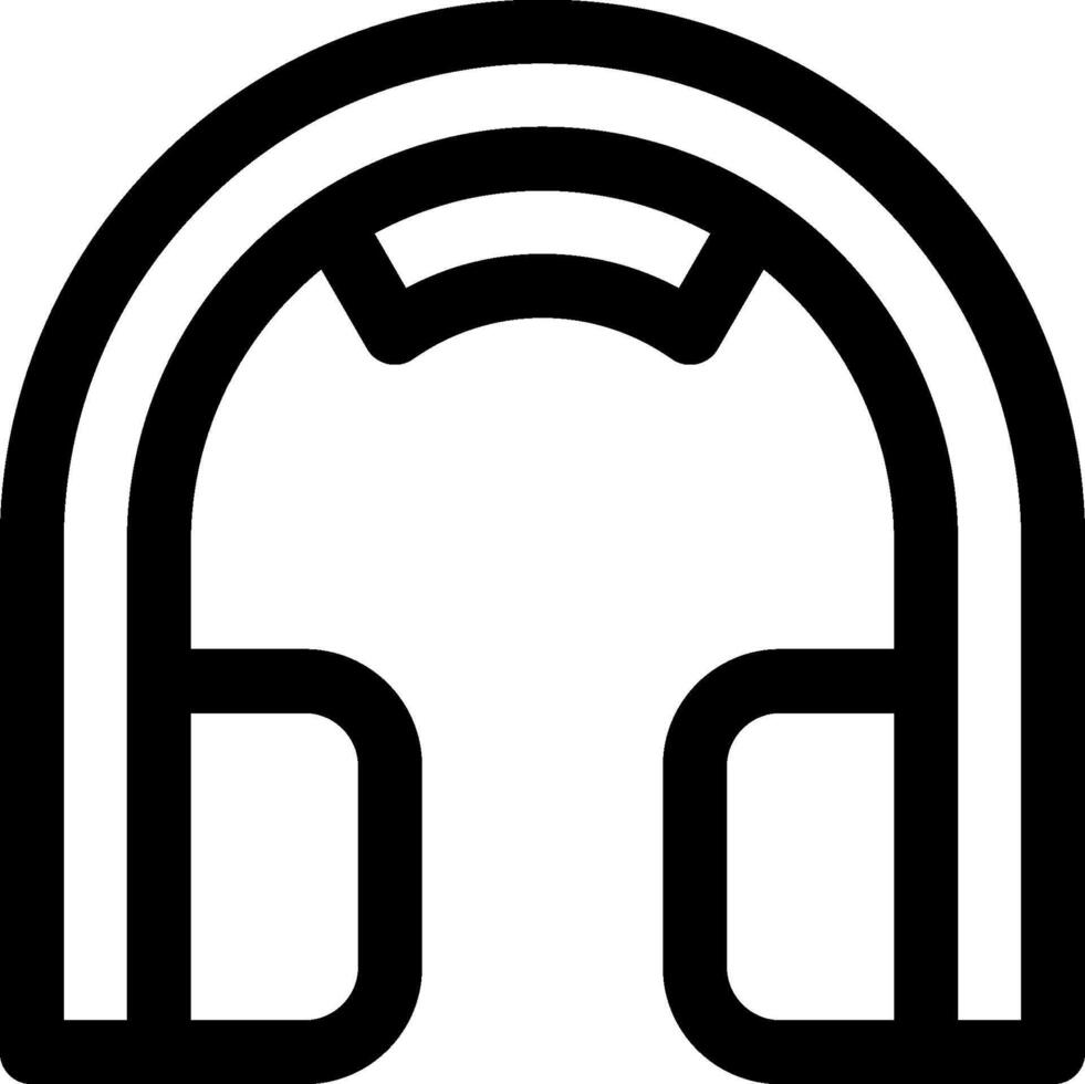 Headphones icon free vector