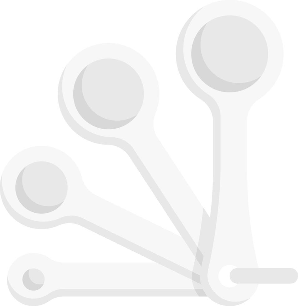 A white icon of three spanners vector