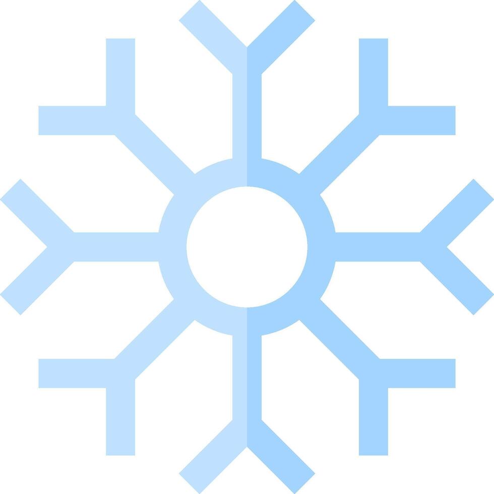 A snowflake icon on a white background vector