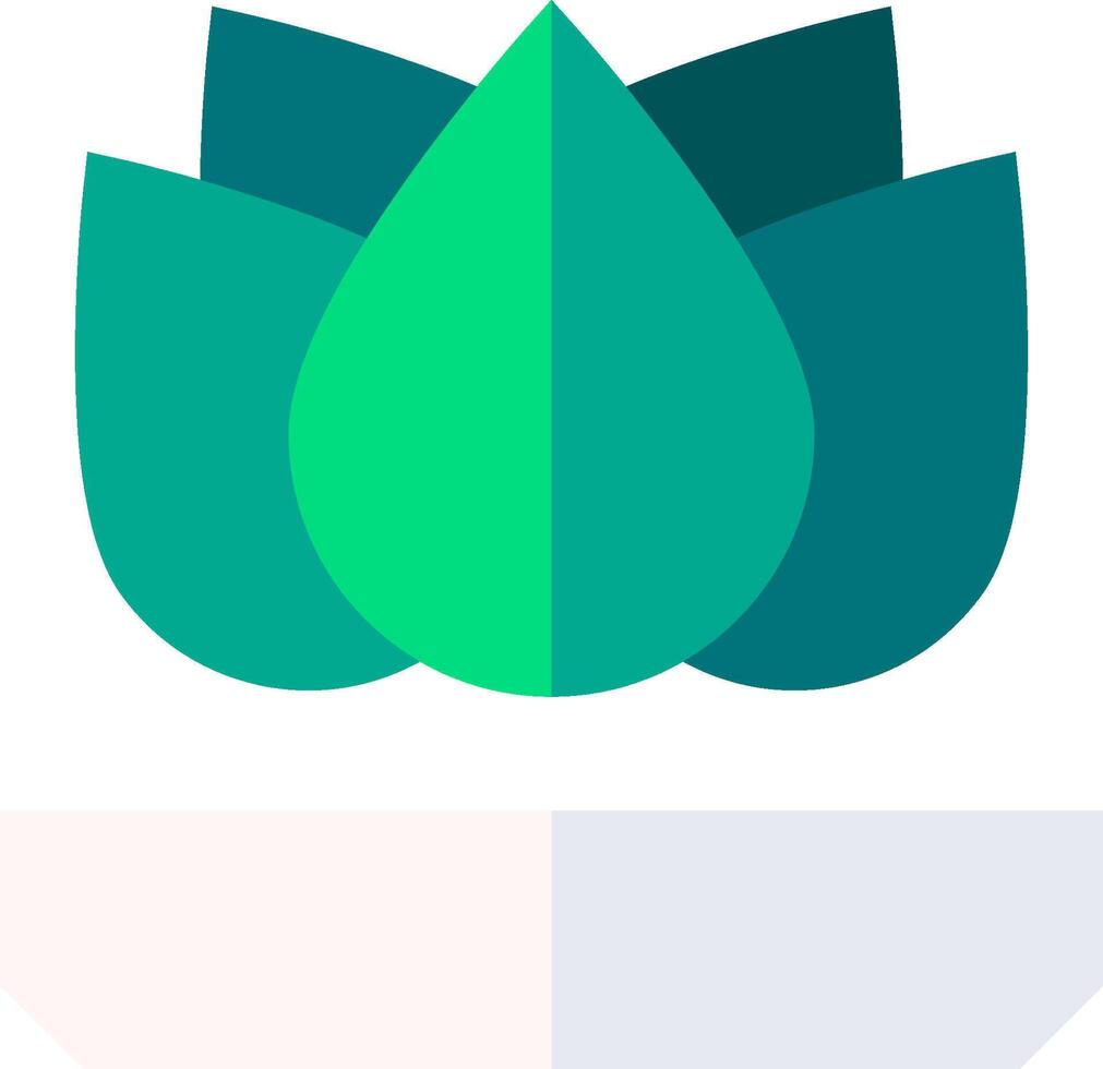The logo for the green lotus vector