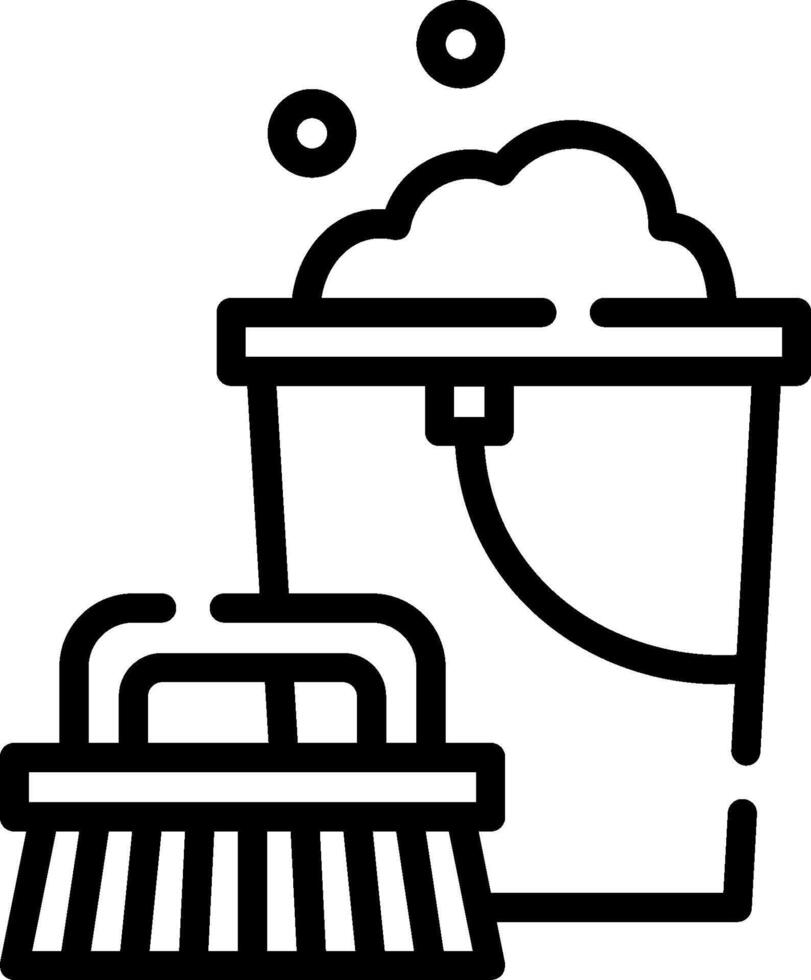 cleaning brush illustration design vector
