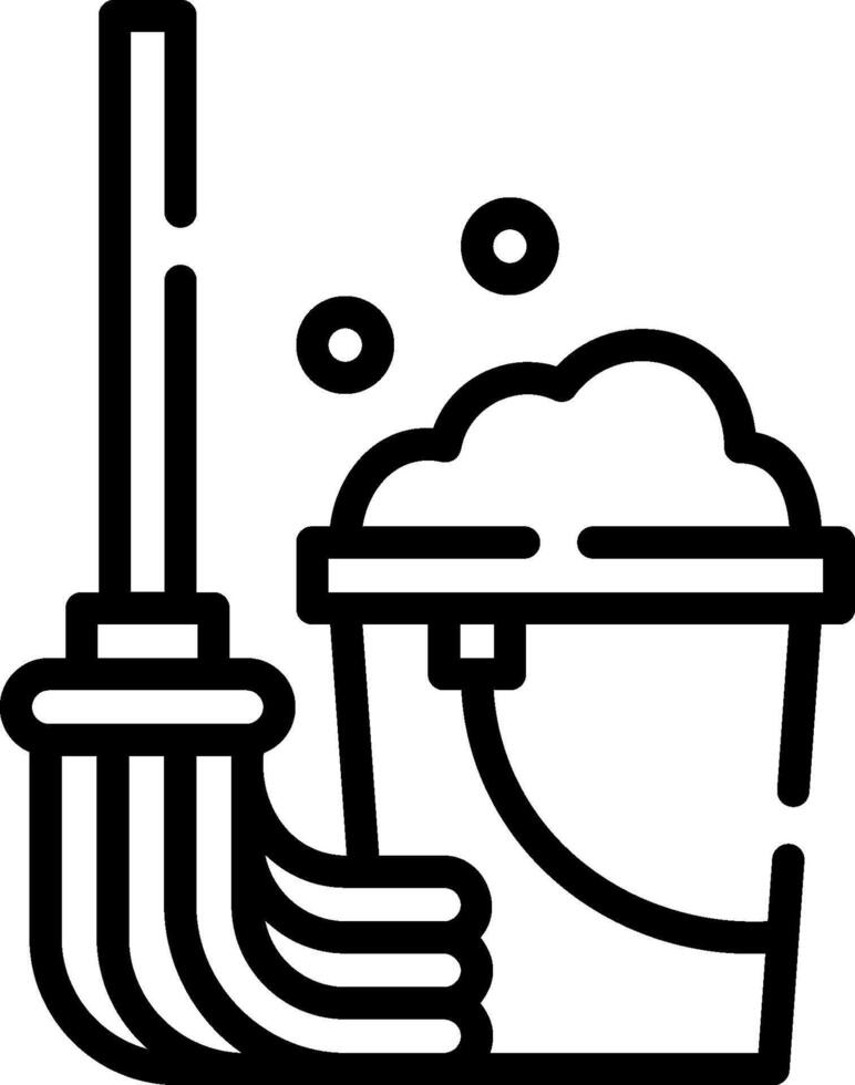 cleaning tools illustration design vector