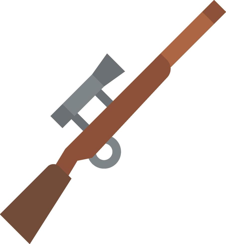 A rifle with a scope and a scope vector