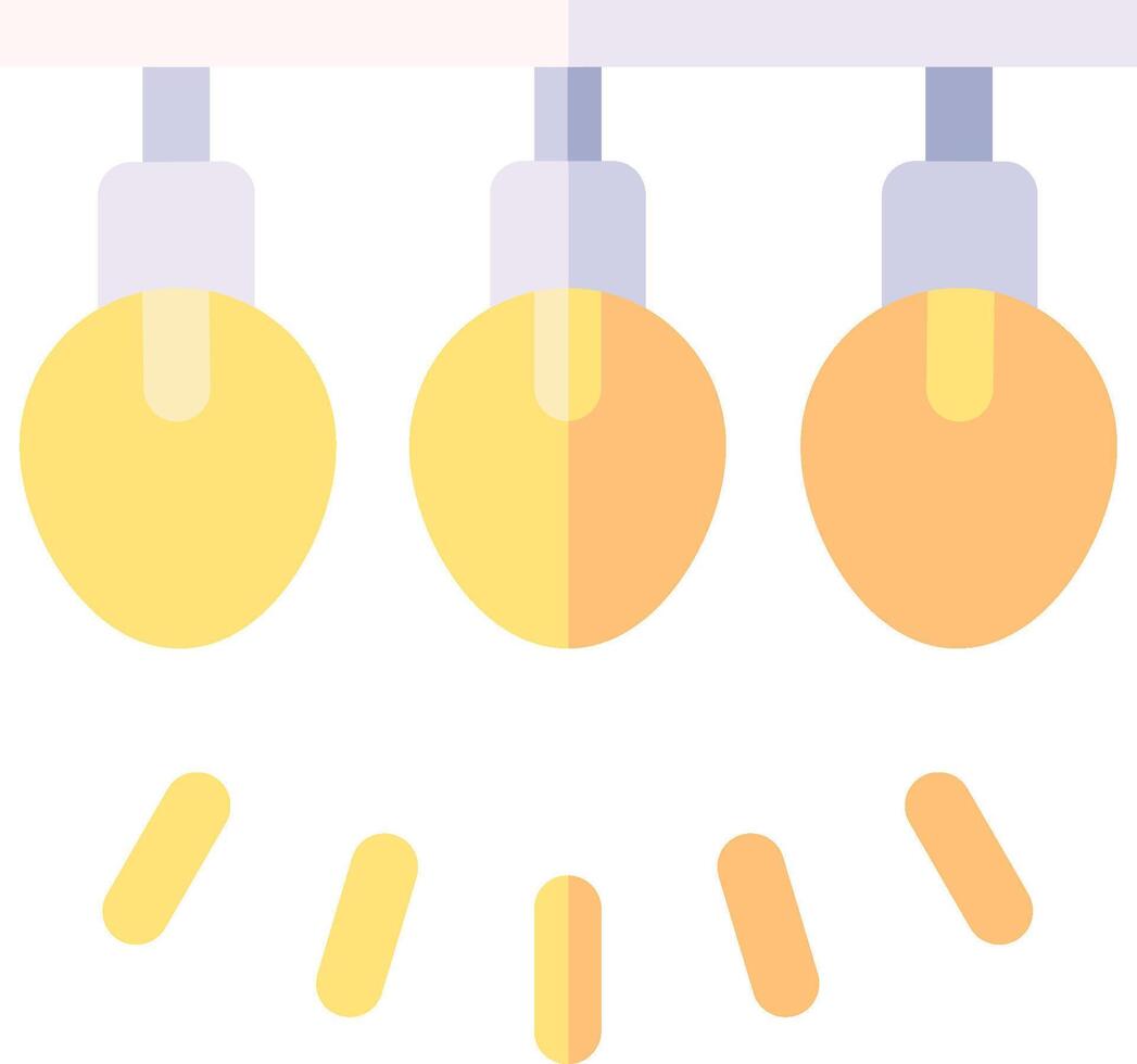 Illustration of light bulbs vector