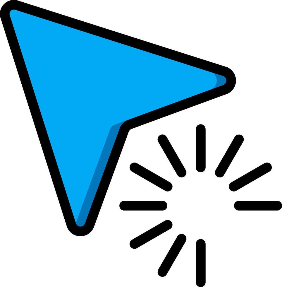 A blue arrow pointing to the sun vector