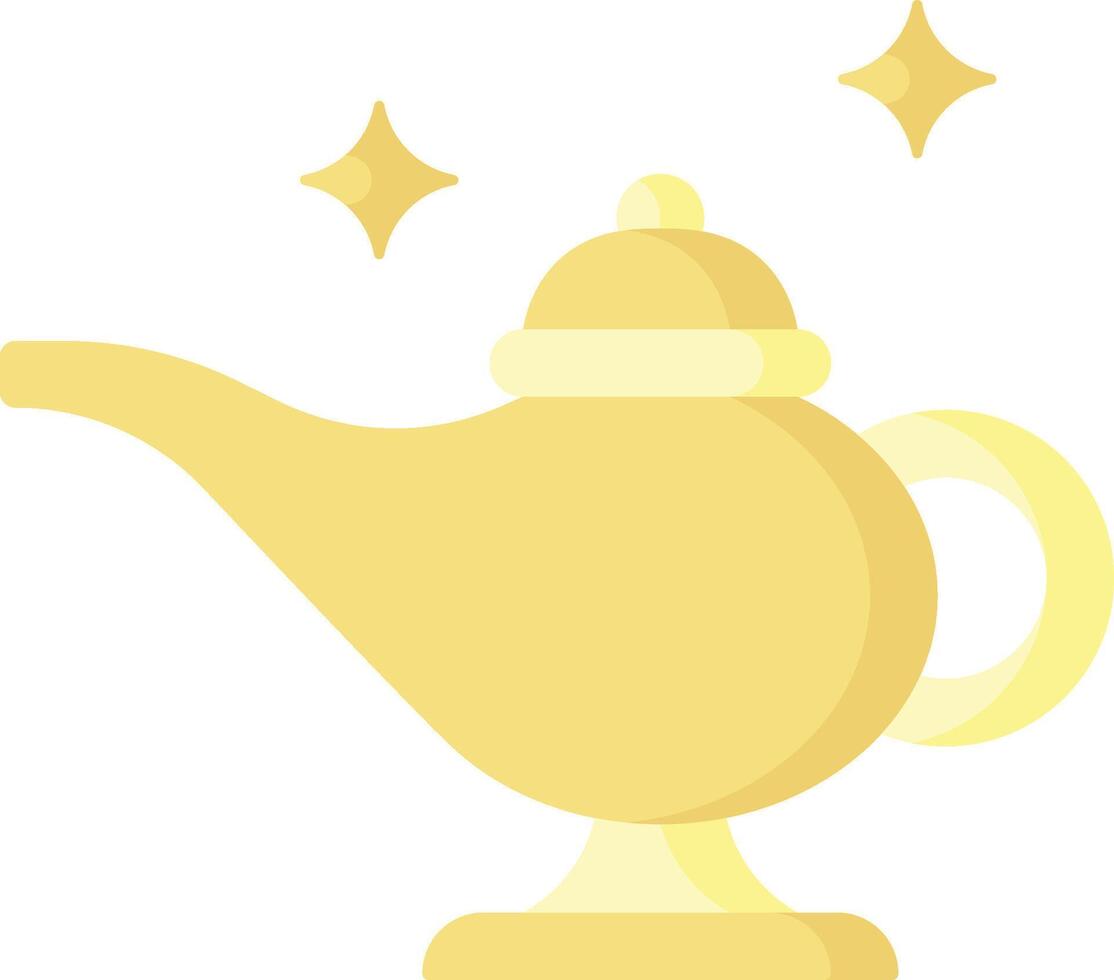 Magic lamp clipart vector