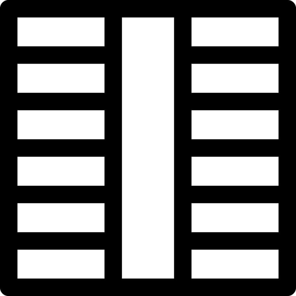A black and white image of a file folder vector