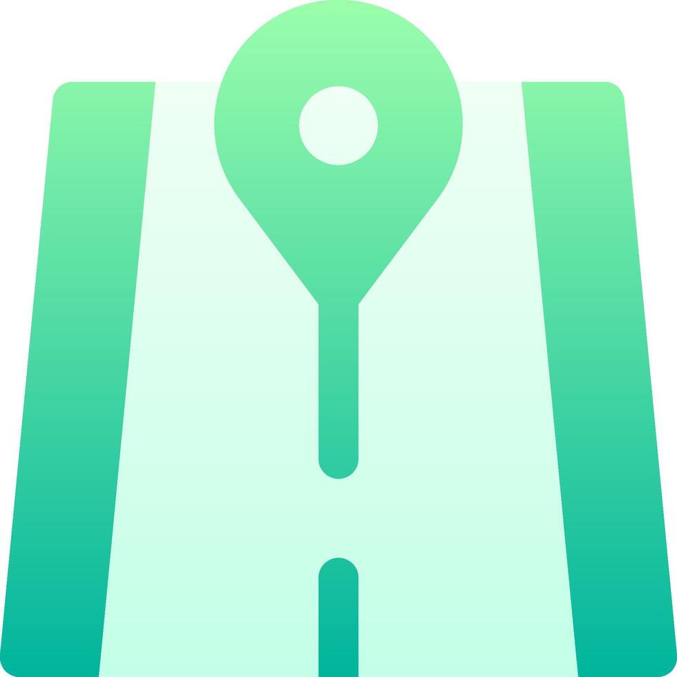 A map icon with a pin pointing to a location vector