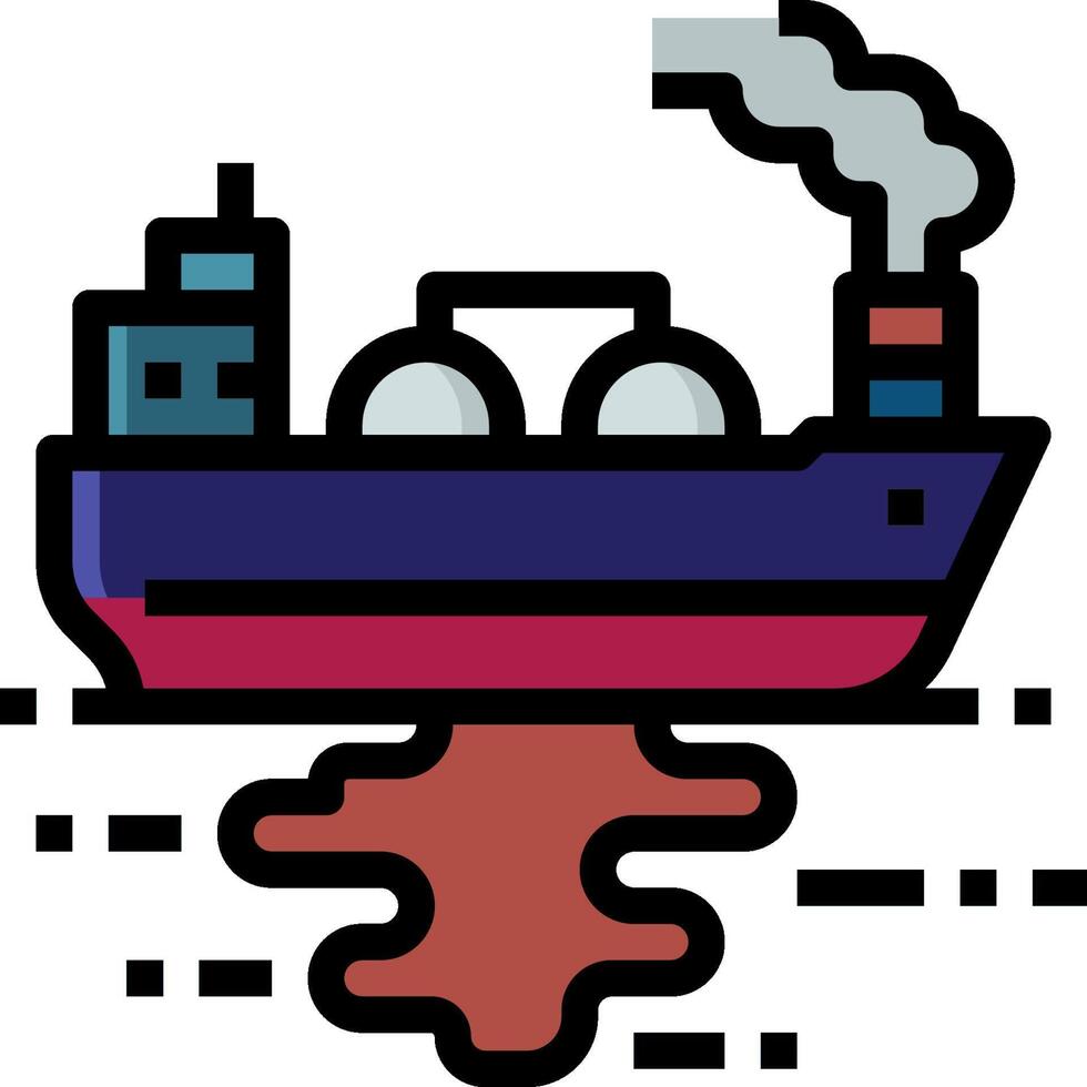 A cartoon ship with smoke coming out of it vector