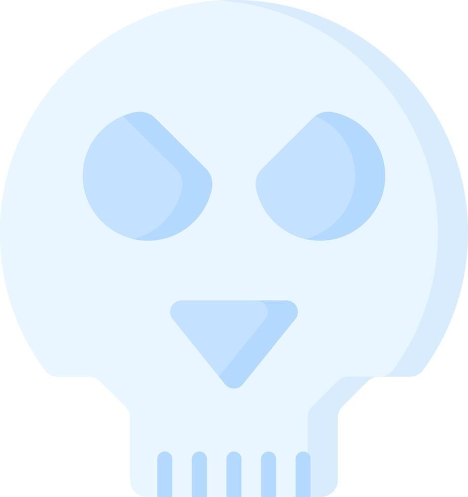 A skull with a face and eyes vector