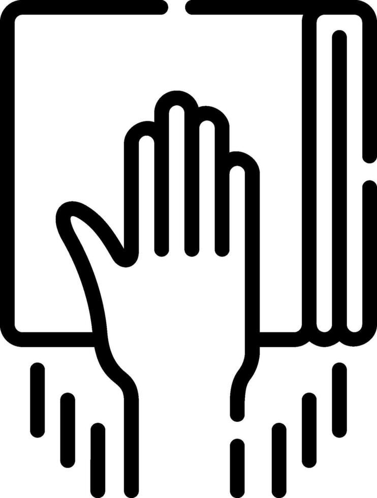A hand is holding a book and a hand is reaching out vector