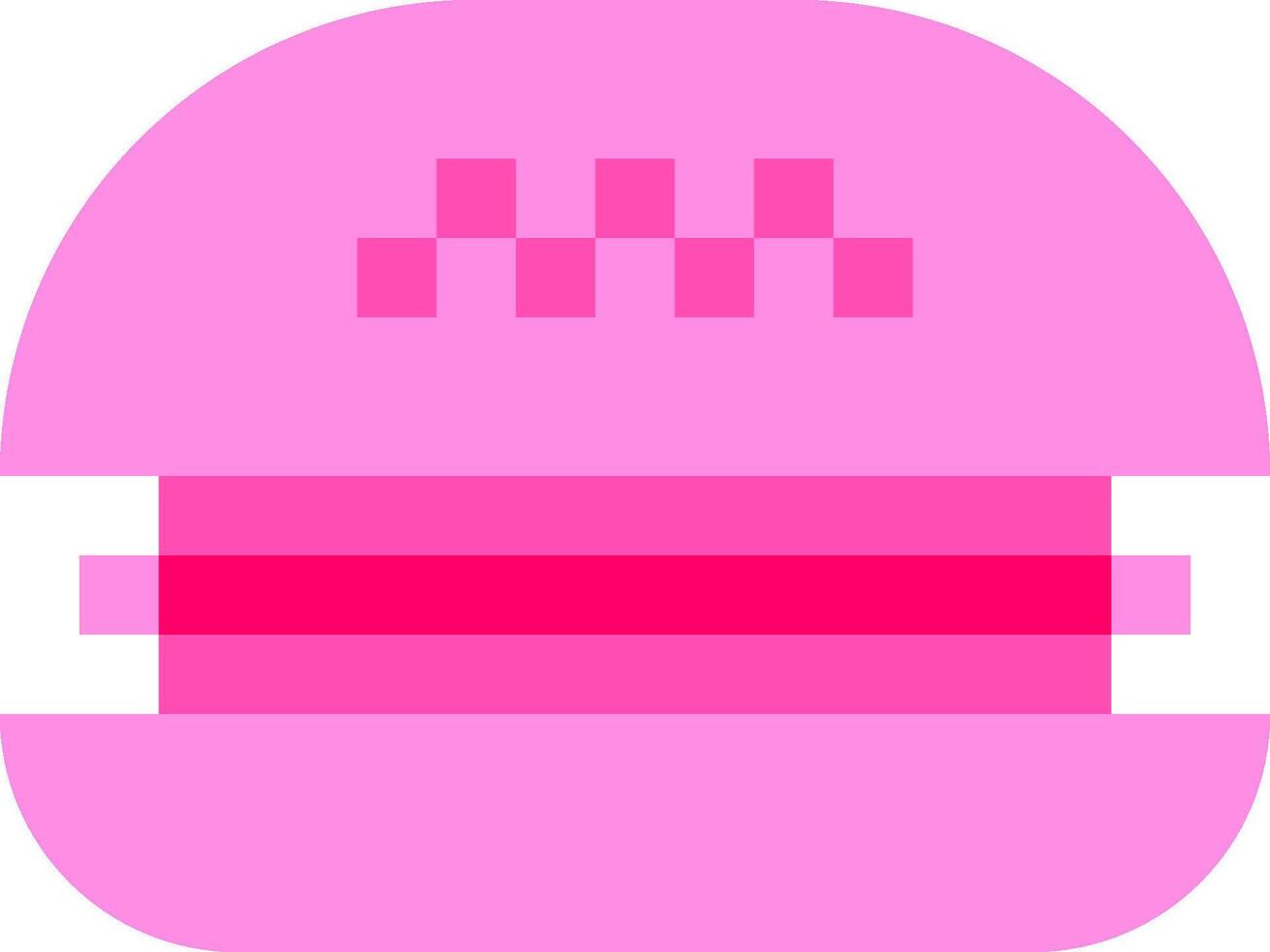 A pink ball with a stripe on it vector