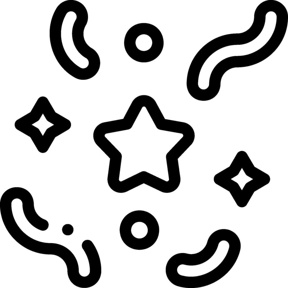 Star and stars icon vector