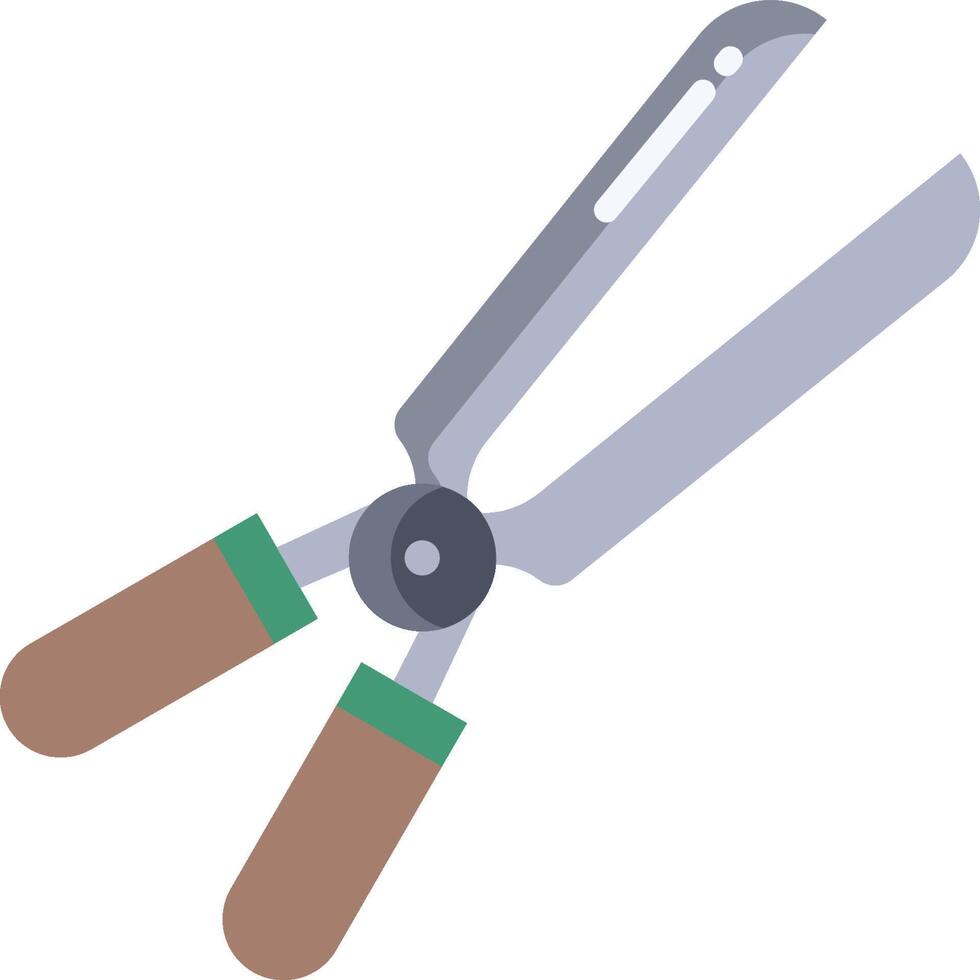 A pair of scissors with handles on a white background vector