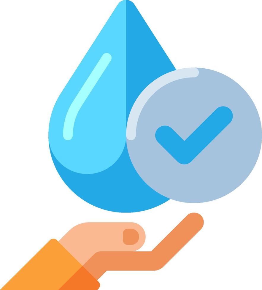 Water drop icon vector