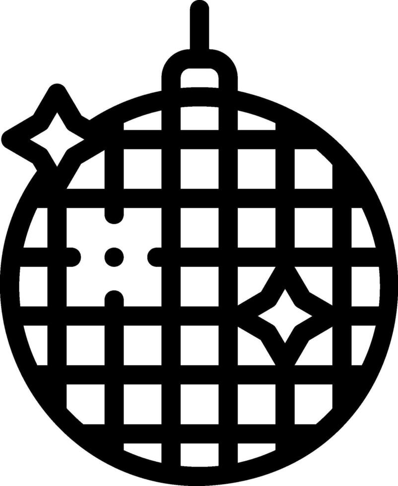Disco ball icon vector