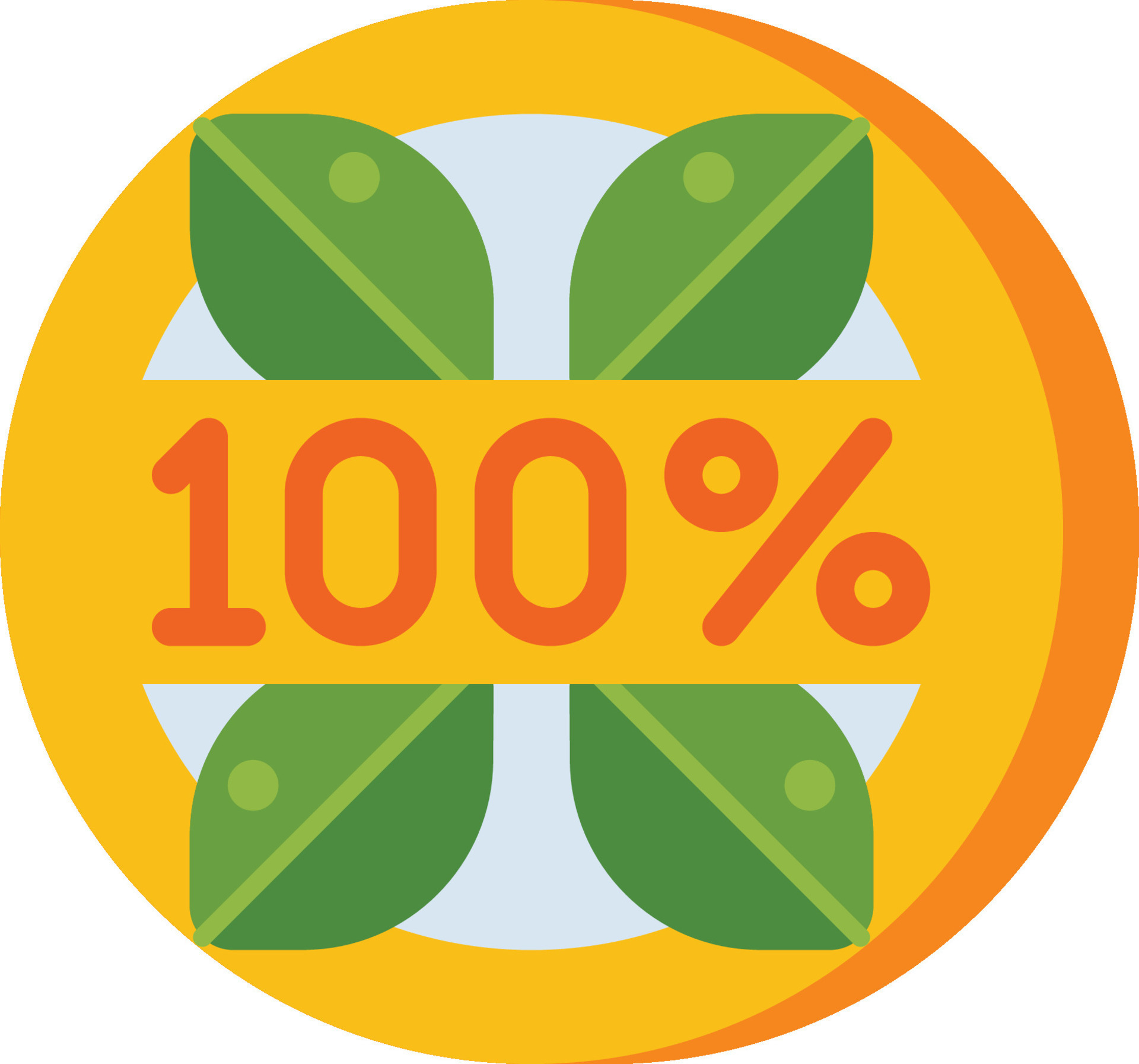 100 percent organic badge 50371502 Vector Art at Vecteezy